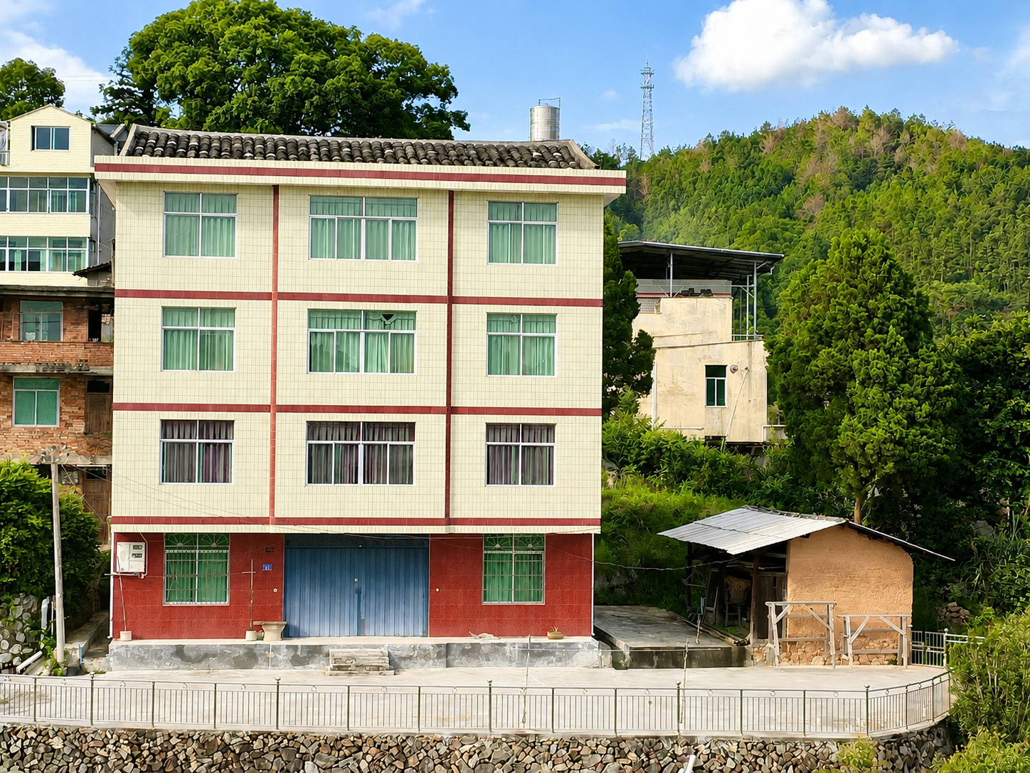 BHIAR research environment surrounded by natural landscape